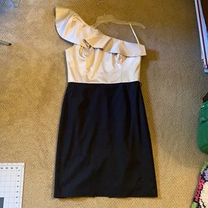 WHBM one shoulder dress